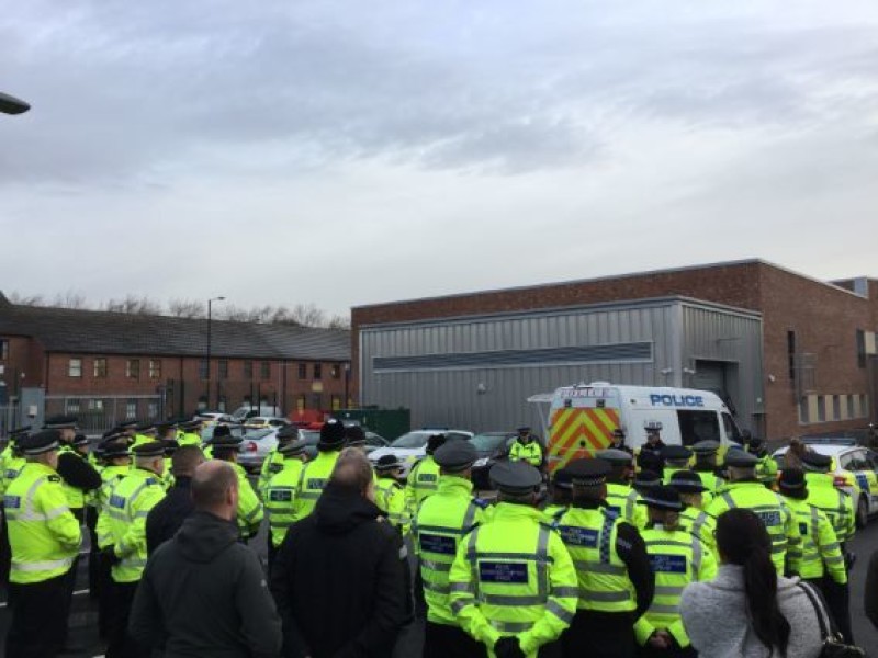 Other image for Police flood town centre in crackdown
